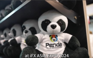 Transacción de divisas de empoderamiento de panda: 2024 Tecnología digital compartido en la exposición Tailandia IFX