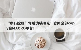 “摩石控股”背后伪装曝光！官网全部copy自MACRO平台！