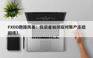 FXDD跑路风暴：投资者如何应对账户冻结困境？