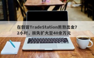 在假冒TradeStation煎熬出金72小时，损失扩大至40余万元