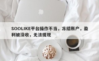 SOOLIKE平台操作不当，冻结账户，盈利被没收，无法提现