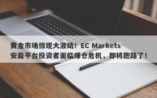 黄金市场惊现大波动！EC Markets安盈平台投资者面临爆仓危机，即将跑路了！