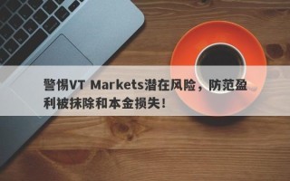 警惕VT Markets潜在风险，防范盈利被抹除和本金损失！