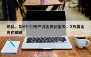 爆料，XM平台账户资金神秘消失，2万美金去向成谜