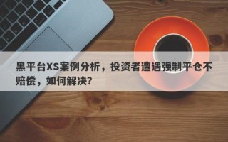 黑平台XS案例分析，投资者遭遇强制平仓不赔偿，如何解决？