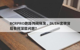 BCRPRO跑路传闻频发，DLSM套牌背后有何深层问题？