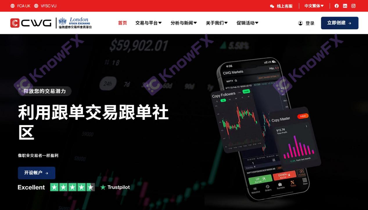 CWGMarkets陷阱重重，老牌经纪商“连带责任”下的资金冻结迷局与精心布局“骗局”！！-第1张图片-要懂汇