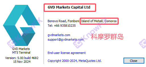 GVDMarkets wird fälschlicherweise propagiert und behauptet, dass "unbegrenztes Einkommen" auf den Inseln des Indischen Ozeans ohne regulatorische Konto eröffnet wird!Wagen Sie es, das Gold zu betreten?-第11张图片-要懂汇