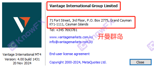 En la superficie de la plataforma Vantage, la supervisión offshore de Cayman, pero se reveló que se reveló que los inversores utilizan entidades no reguladoras de Hong Kong que cosechan clientes chinos.-第12张图片-要懂汇