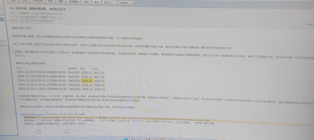 A plataforma de câmbio da TMGM é encontrada "transação fantasma"!A perda de sangue do investidor é 6000U, Stop Loss?O vazamento de dados adiciona dúvida!-第4张图片-要懂汇