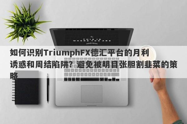 如何识别TriumphFX德汇平台的月利诱惑和周结陷阱？避免被明目张胆割韭菜的策略-第1张图片-要懂汇