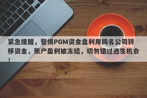 紧急提醒，警惕PGM资金盘利用同名公司转移资金，账户盈利被冻结，切勿错过逃生机会！-第1张图片-要懂汇