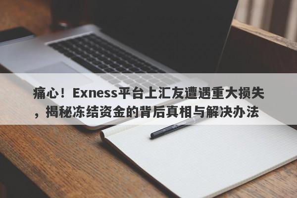 痛心！Exness平台上汇友遭遇重大损失，揭秘冻结资金的背后真相与解决办法-第1张图片-要懂汇